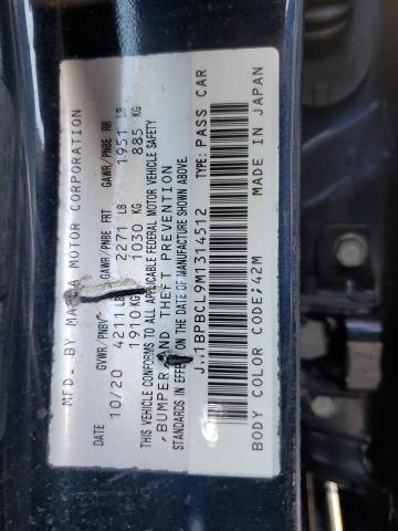 Photo 12 VIN: JM1BPBCL9M1314512 - MAZDA 3 PREFERRE 