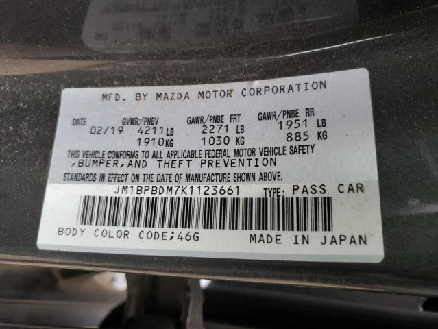 Photo 11 VIN: JM1BPBDM7K1123661 - MAZDA 3 PREFERRE 