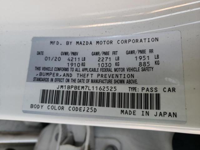 Photo 9 VIN: JM1BPBEM7L1162525 - MAZDA 3 PREMIUM 