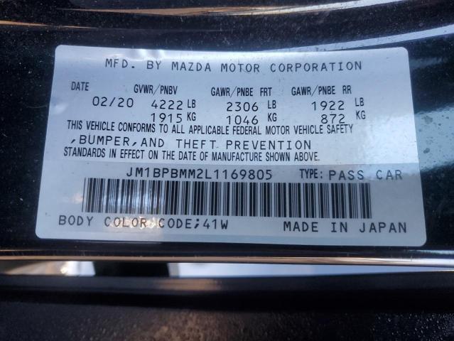 Photo 12 VIN: JM1BPBMM2L1169805 - MAZDA 3 PREFERRE 