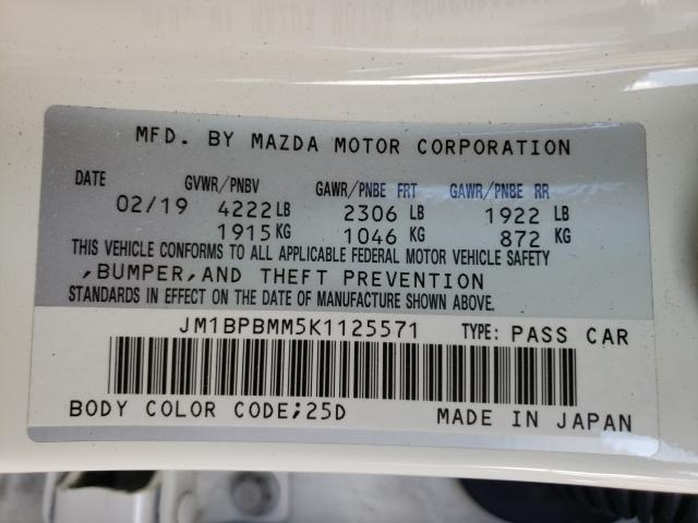 Photo 8 VIN: JM1BPBMM5K1125571 - MAZDA 3 PREFERRE 