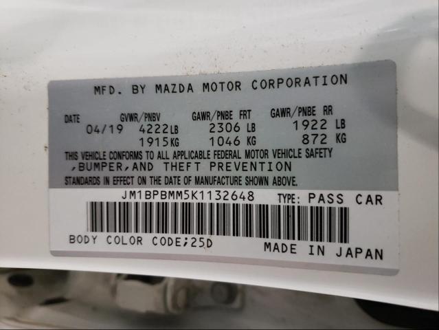 Photo 9 VIN: JM1BPBMM5K1132648 - MAZDA 3 PREFERRE 