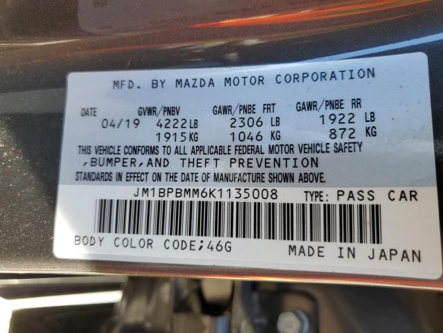 Photo 11 VIN: JM1BPBMM6K1135008 - MAZDA 3 PREFERRE 