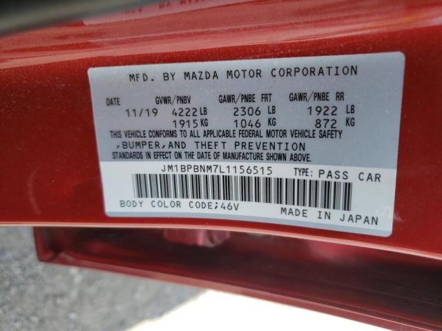 Photo 9 VIN: JM1BPBNM7L1156515 - MAZDA 3 PREMIUM 