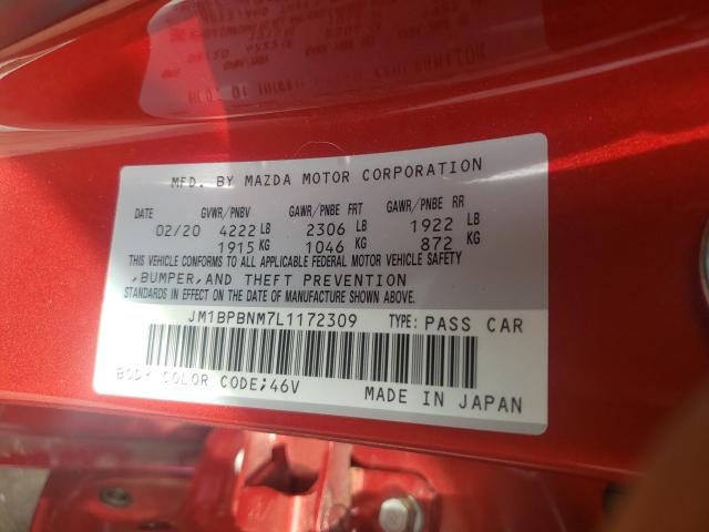 Photo 9 VIN: JM1BPBNM7L1172309 - MAZDA 3 PREMIUM 