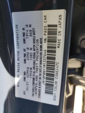 Photo 11 VIN: JM1BPBNY1M1337646 - MAZDA MAZDA3 