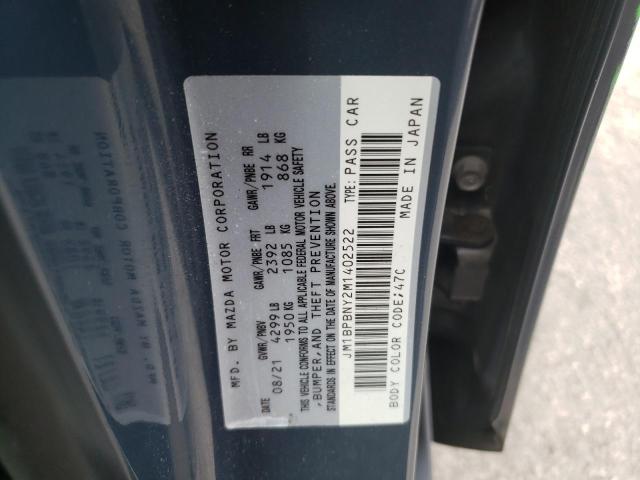 Photo 11 VIN: JM1BPBNY2M1402522 - MAZDA 3 PREMIUM 