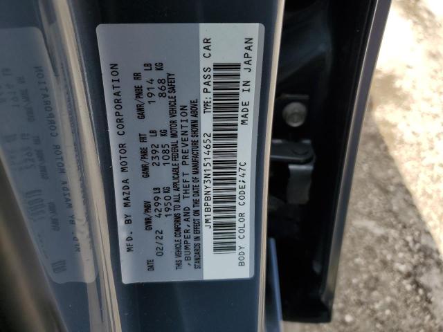 Photo 11 VIN: JM1BPBNY3N1514652 - MAZDA 3 PREMIUM 