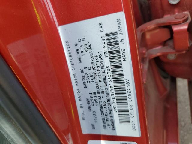 Photo 11 VIN: JM1BPBNY5M1322308 - MAZDA 3 