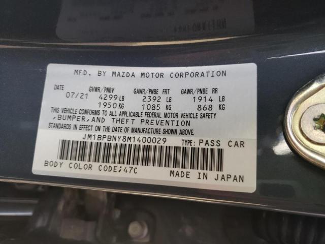 Photo 9 VIN: JM1BPBNY8M1400029 - MAZDA 3 PREMIUM 