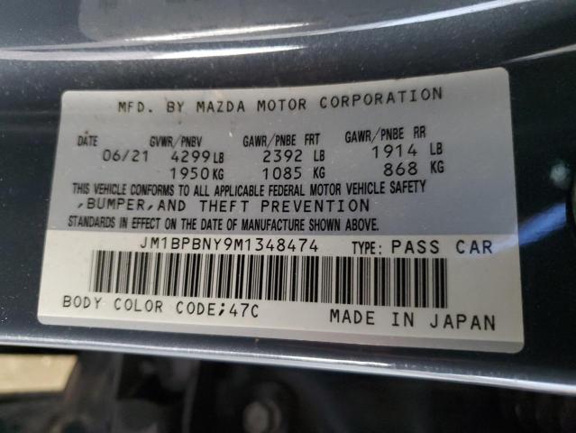 Photo 11 VIN: JM1BPBNY9M1348474 - MAZDA 3 PREMIUM 