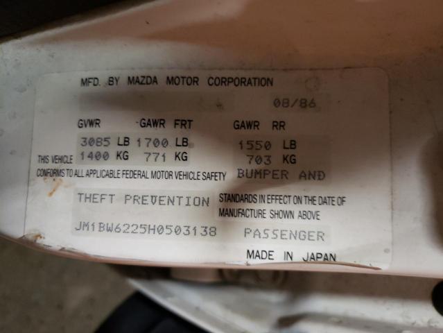 Photo 11 VIN: JM1BW6225H0503138 - MAZDA 323 