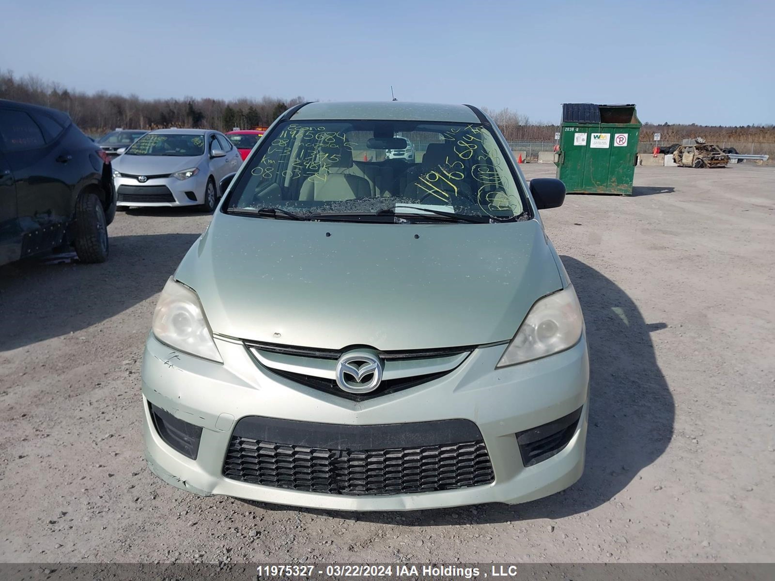 Photo 11 VIN: JM1CR293380311395 - MAZDA 5 