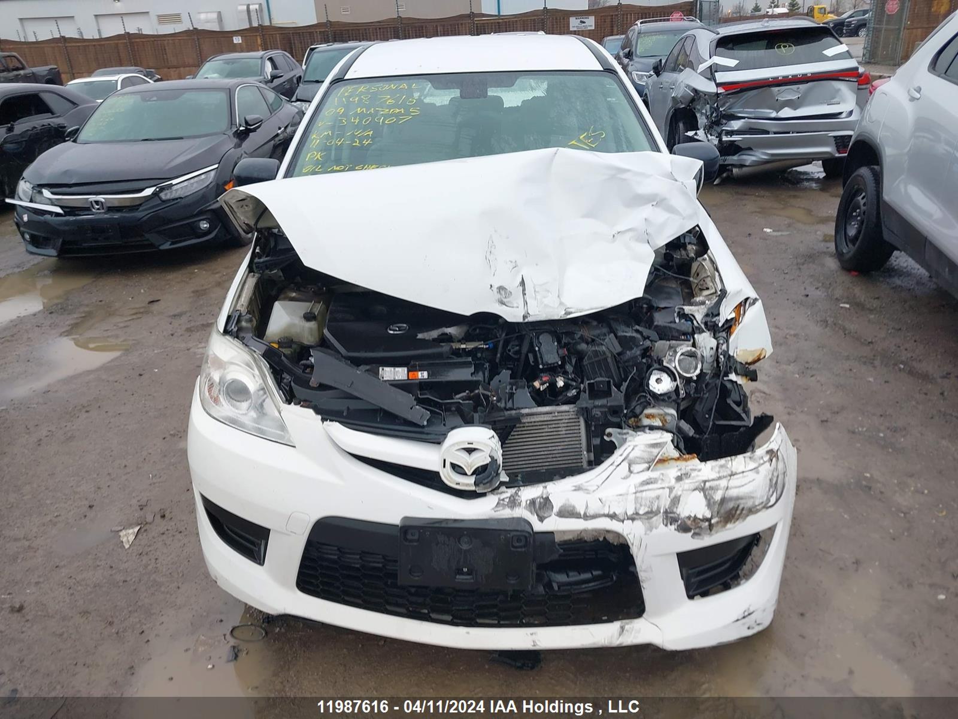 Photo 12 VIN: JM1CR293490340907 - MAZDA 5 