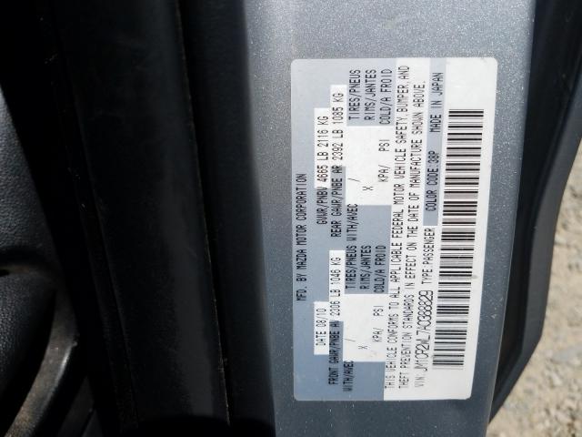 Photo 9 VIN: JM1CR2WL7A0388829 - MAZDA 5 