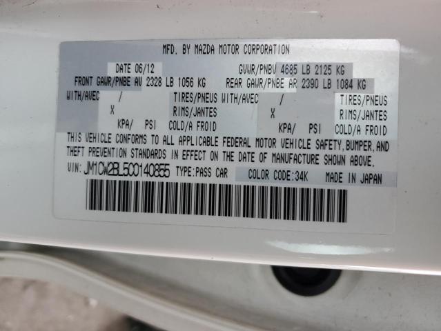 Photo 12 VIN: JM1CW2BL5C0140855 - MAZDA 5 