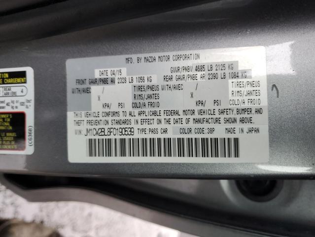 Photo 12 VIN: JM1CW2BL8F0190539 - MAZDA 5 