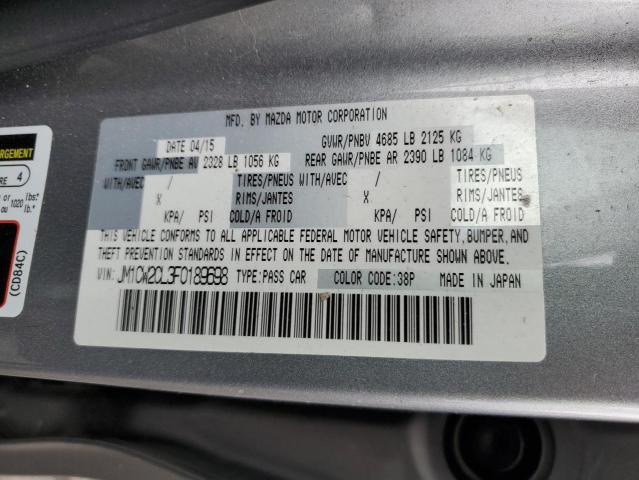 Photo 12 VIN: JM1CW2CL3F0189698 - MAZDA 5 TOURING 