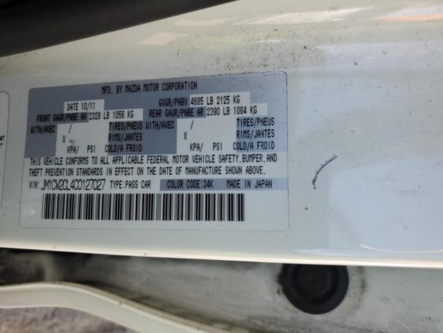 Photo 12 VIN: JM1CW2CL4C0127027 - MAZDA 5 