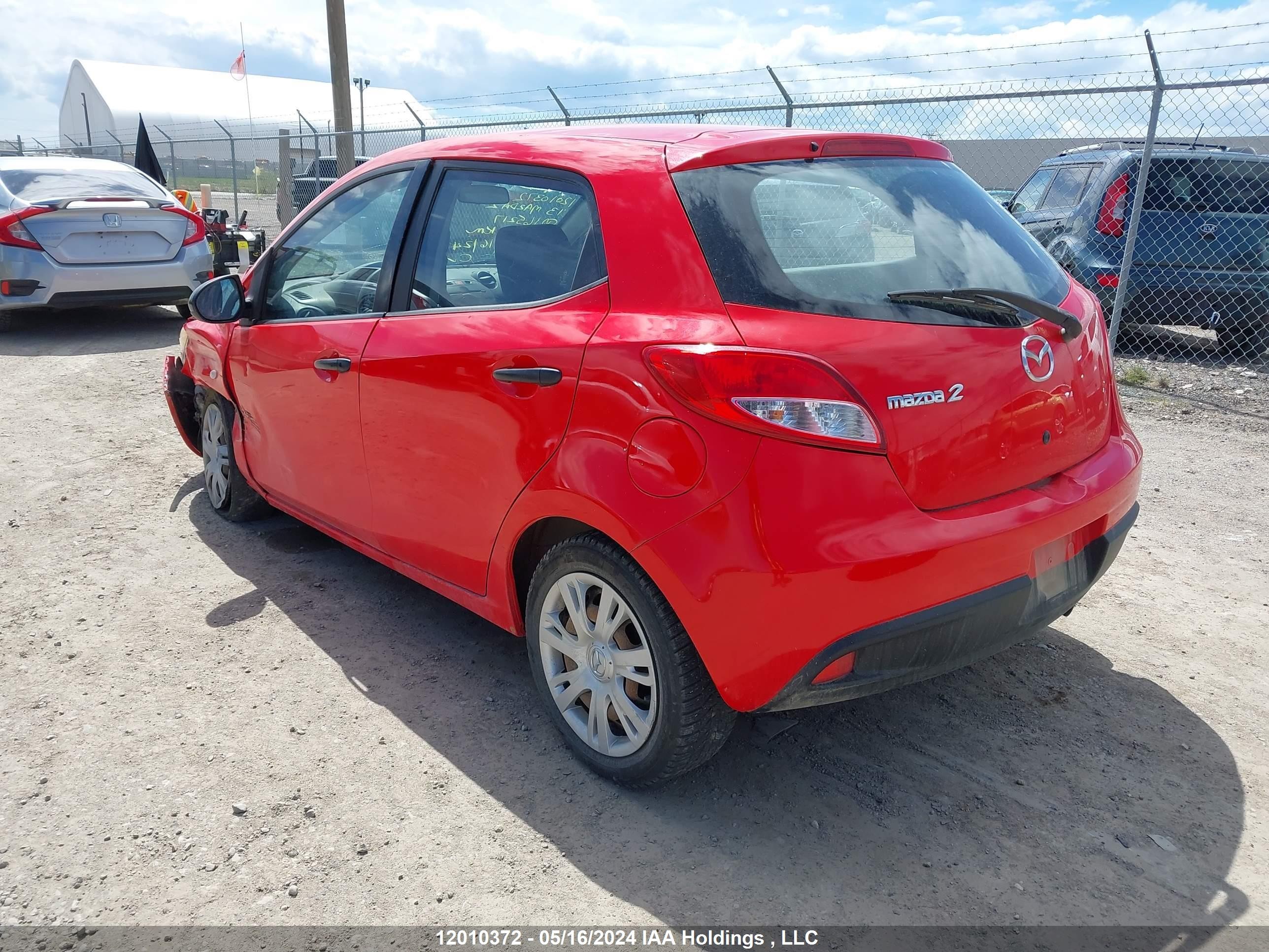 Photo 2 VIN: JM1DE1KY1D0165217 - MAZDA 2 