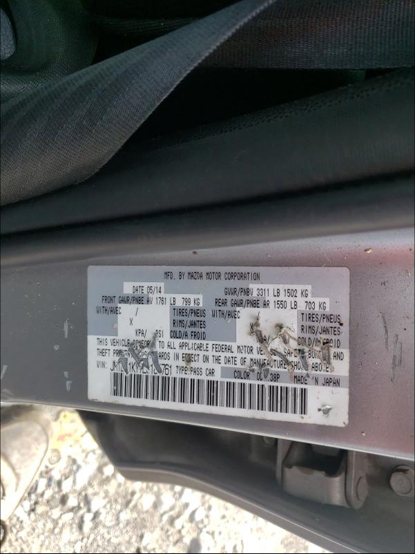 Photo 9 VIN: JM1DE1KY7E0184761 - MAZDA MAZDA2 SPO 