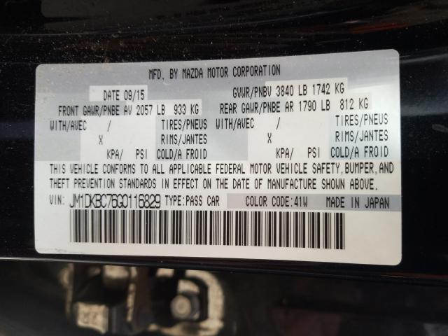 Photo 9 VIN: JM1DKBC76G0116829 - MAZDA CX-3 TOURI 