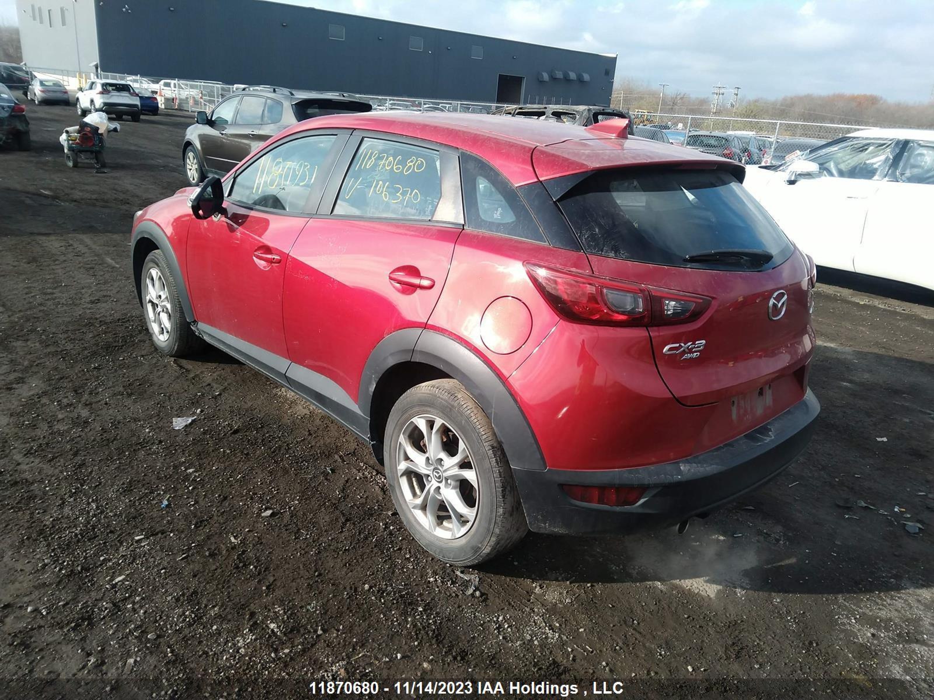 Photo 2 VIN: JM1DKBC7XG0106370 - MAZDA CX-3 