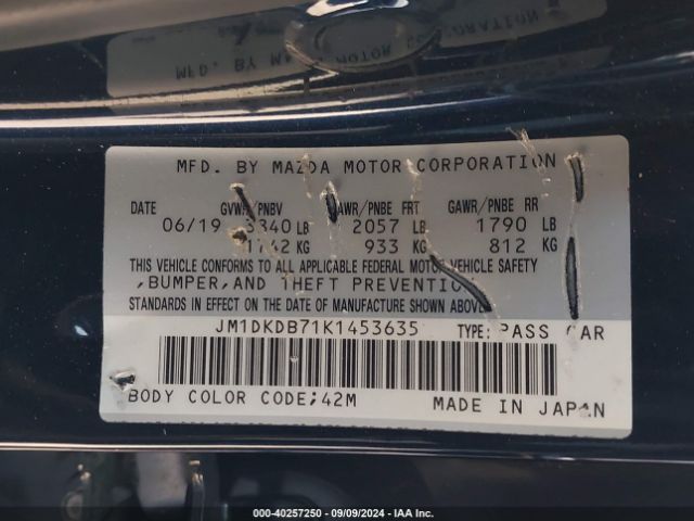 Photo 8 VIN: JM1DKDB71K1453635 - MAZDA CX-3 