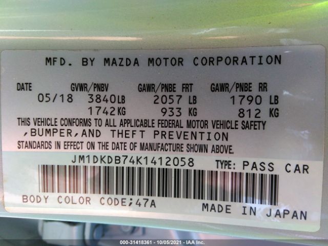 Photo 8 VIN: JM1DKDB74K1412058 - MAZDA CX-3 