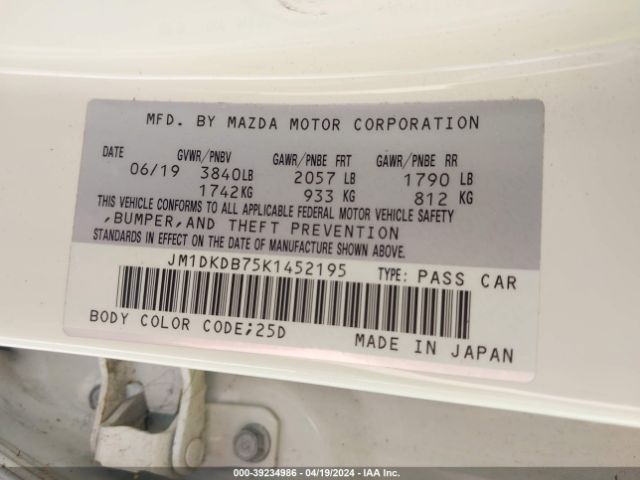 Photo 8 VIN: JM1DKDB75K1452195 - MAZDA CX-3 