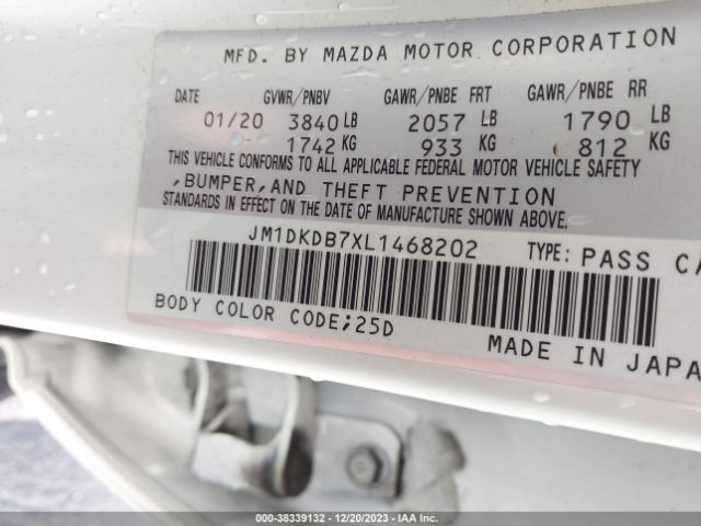 Photo 8 VIN: JM1DKDB7XL1468202 - MAZDA CX-3 