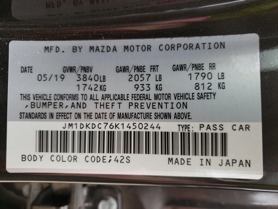 Photo 9 VIN: JM1DKDC76K1450244 - MAZDA CX-3 