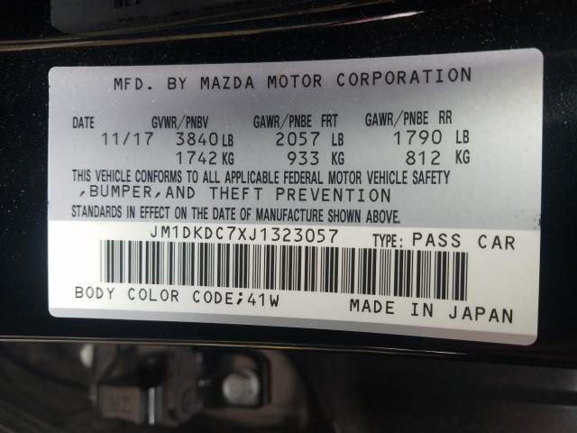 Photo 9 VIN: JM1DKDC7XJ1323057 - MAZDA CX-3 TOURI 