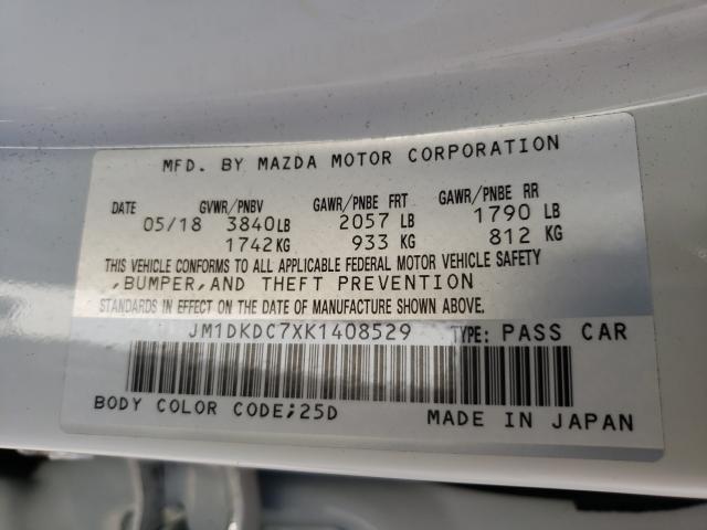 Photo 9 VIN: JM1DKDC7XK1408529 - MAZDA CX-3 