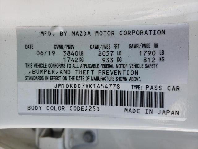 Photo 9 VIN: JM1DKDD7XK1454778 - MAZDA CX-3 GRAND 