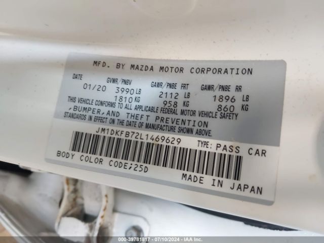 Photo 8 VIN: JM1DKFB72L1469629 - MAZDA CX-3 