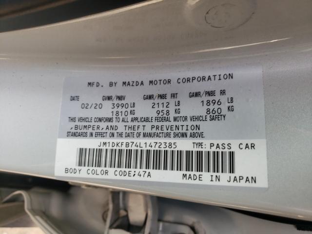 Photo 9 VIN: JM1DKFB74L1472385 - MAZDA CX-3 SPORT 