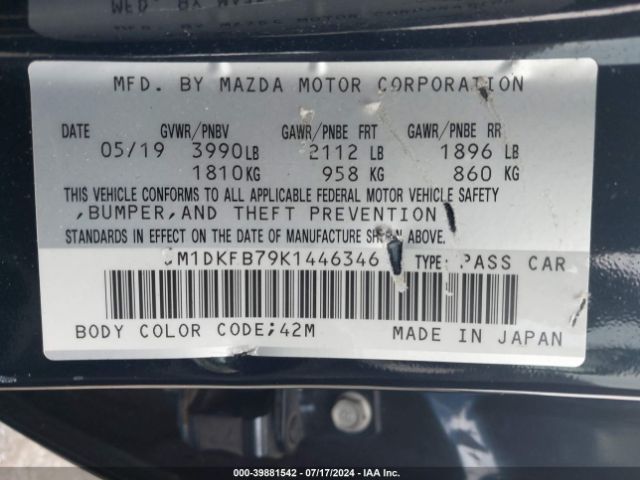 Photo 8 VIN: JM1DKFB79K1446346 - MAZDA CX-3 