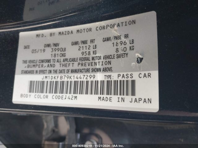 Photo 8 VIN: JM1DKFB79K1447299 - MAZDA CX-3 