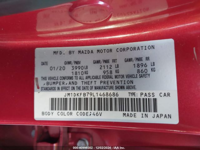 Photo 8 VIN: JM1DKFB79L1468686 - MAZDA CX-3 