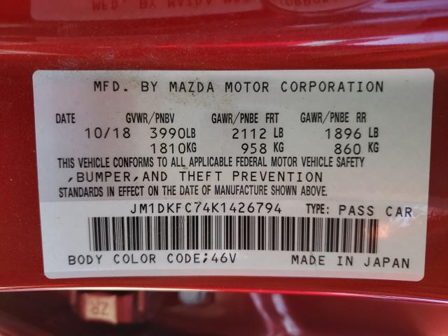 Photo 9 VIN: JM1DKFC74K1426794 - MAZDA CX-3 TOURI 