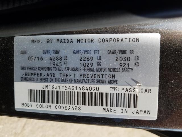 Photo 9 VIN: JM1GJ1T54G1484090 - MAZDA 6 