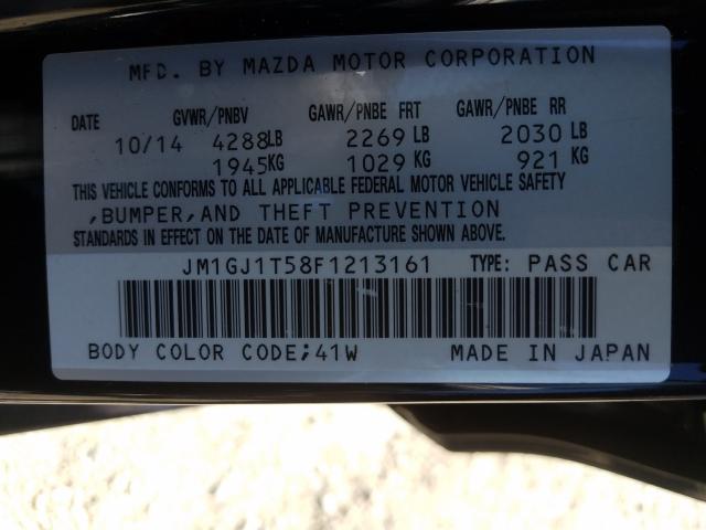 Photo 9 VIN: JM1GJ1T58F1213161 - MAZDA 6 