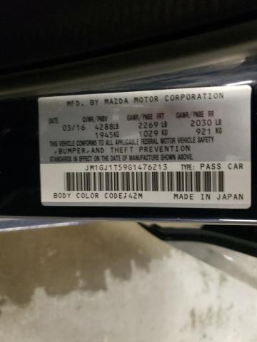 Photo 11 VIN: JM1GJ1T59G1476213 - MAZDA 6 TOURING 