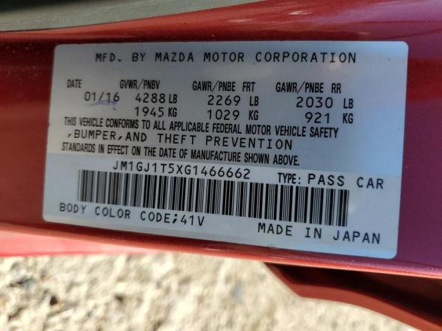 Photo 11 VIN: JM1GJ1T5XG1466662 - MAZDA 6 TOURING 