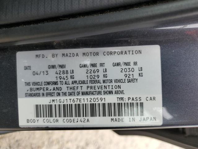 Photo 11 VIN: JM1GJ1T67E1120591 - MAZDA 6 TOURING 