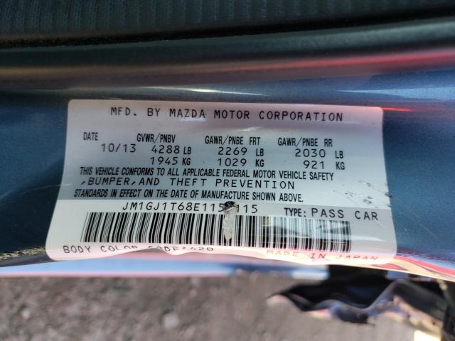 Photo 9 VIN: JM1GJ1T68E1153115 - MAZDA 6 