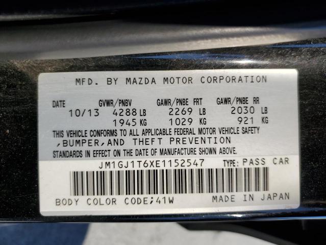 Photo 9 VIN: JM1GJ1T6XE1152547 - MAZDA 6 TOURING 