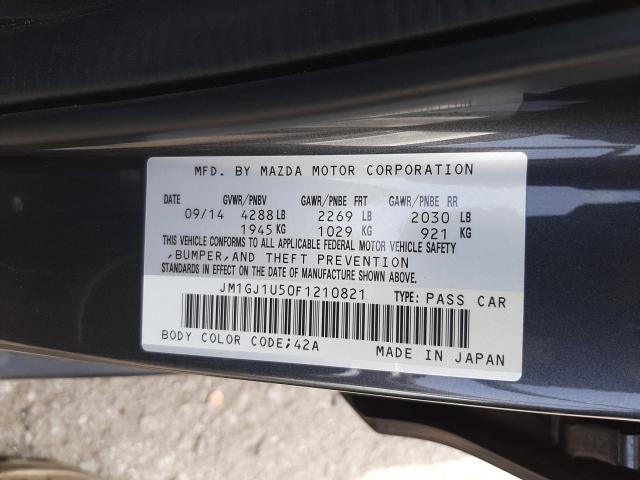 Photo 9 VIN: JM1GJ1U50F1210821 - MAZDA 6 SPORT 