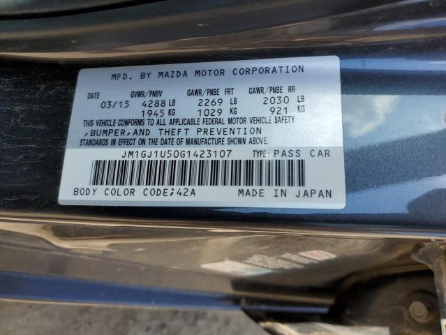 Photo 9 VIN: JM1GJ1U50G1423107 - MAZDA 6 SPORT 